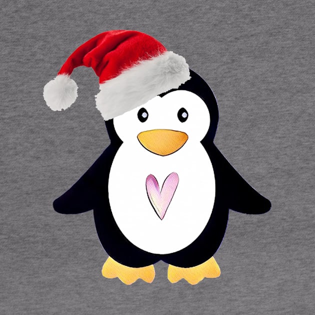 Santa Penguin by MonarchGraphics